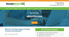 Desktop Screenshot of abiunity.com